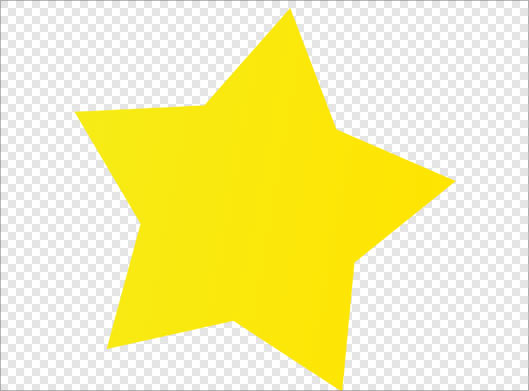 فایل png ستاره زرد بصورت دوربری شده و بدون بکگراند
