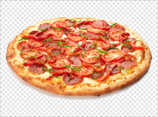 دانلود تصویر دوربری شده پیتزا با پسوند png بدون پس زمینه