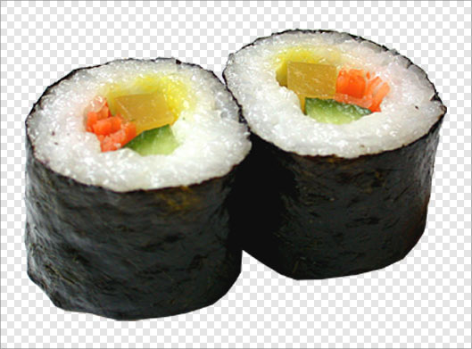 دانلود فایل png غذای سوشی چینی ، ارائه شده بصورت دوربری شده