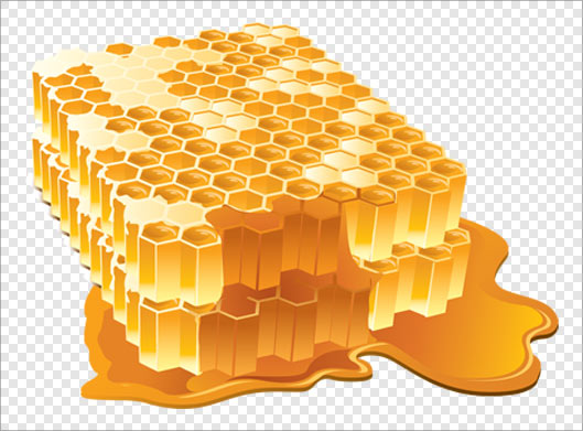فایل دوربری شده عسل و موم با کیفیت بالا و ترانسپرنت PNG