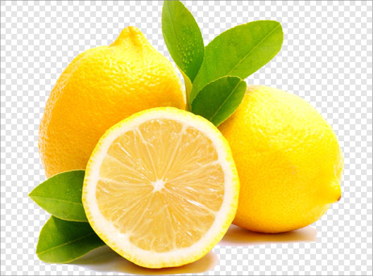 فایل دوربری شده png لیمو ترش زرد