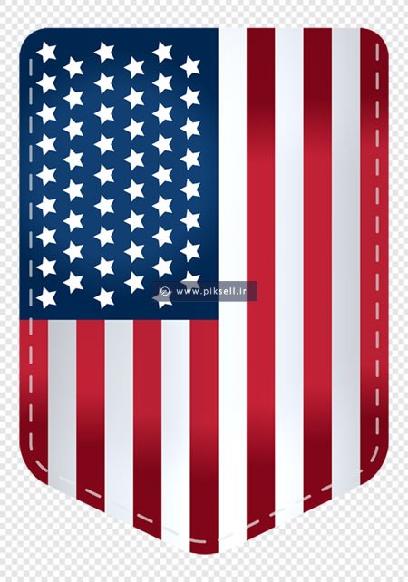 فایل png دوربری شده پرچم کشور آمریکا
