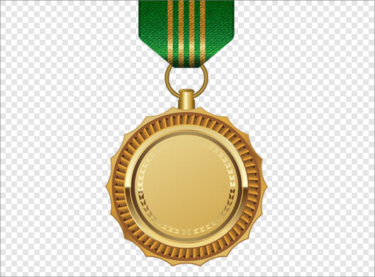 دانلود فایل png مدال طلا (لیبل) بصورت ترانسپرنت