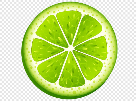 فایل بدون زمینه دوربری شده لیموی سبز با فرمت png