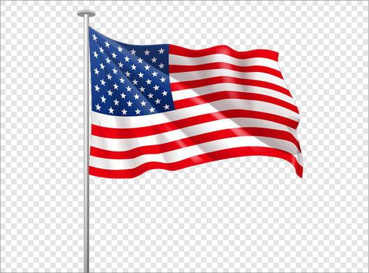 فایل png پرچم کشور آمریکا بصورت ترانسپرنت
