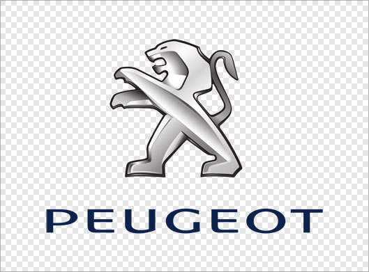 فایل ترانسپرنت دوربری شده لوگوی شرکت خودروسازی پژو با پسوند png