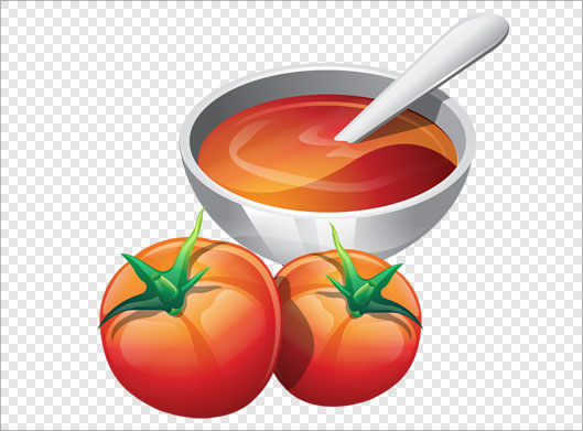 دانلود فایل دوربری شده گوجه فرنگی و رب گوجه با فرمت png