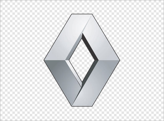 تصویر دوربری شده و ترانسپرنت لوگوی شرکت خودروسازی رنو با فرمت png