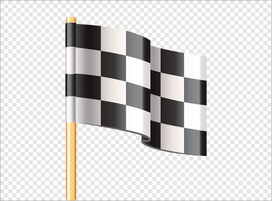 فایل دوربری شده و ترانسپرنت پرچم مسابقات رالی با فرمت png