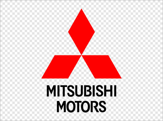 فایل دوربری شده و ترانسپرنت لوگوی شرکت خودروسازی میتسوبیشی (Mitsubishi Motors Logo)