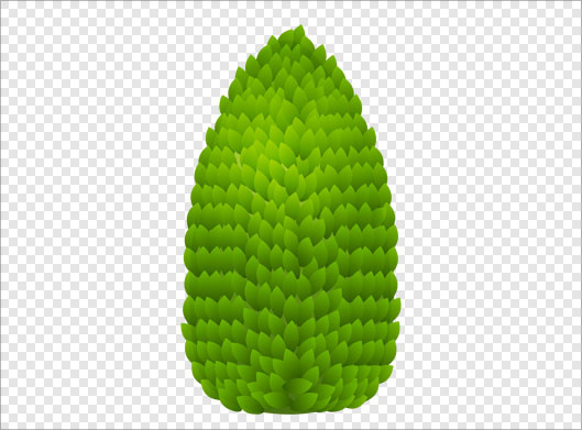 فایل دوربری شده و ترانسپرنت درخت سبز با فرمت png
