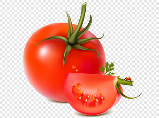 دانلود طرح دوربری شده گوجه فرنگی های قرمز با فرمت png