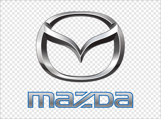 دانلود فایل دوربری شده و ترانسپرنت لوگوی شرکت خودروسازی مزدا (Mazda Logo)