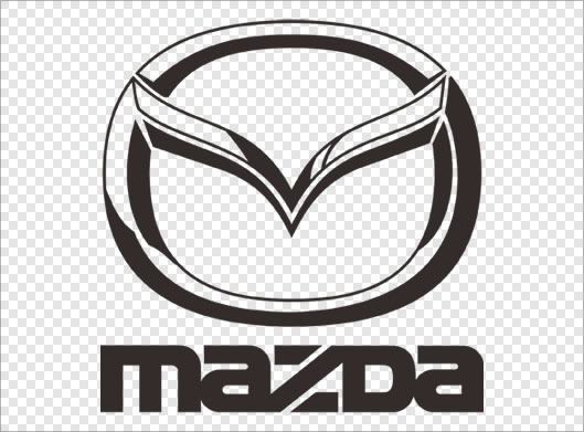 دانلود فایل png ترانسپرنت دوربری شده لوگوی مزدا (Mazda Logo)