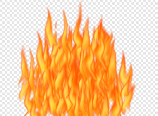دانلود فایل png دوربری شده شعله های آتش