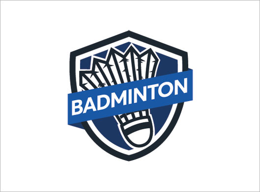 فایل لایه باز وکتور لوگوی Badminton با پسوندهای eps و ai