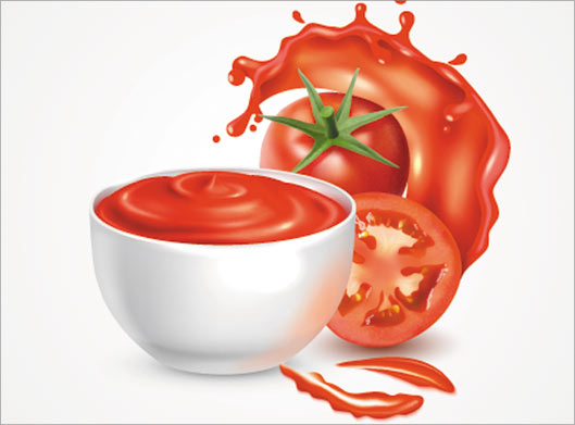 دانلود طرح لایه باز وکتور رب گوجه فرنگی در کاسه جهت تبلیغات رب