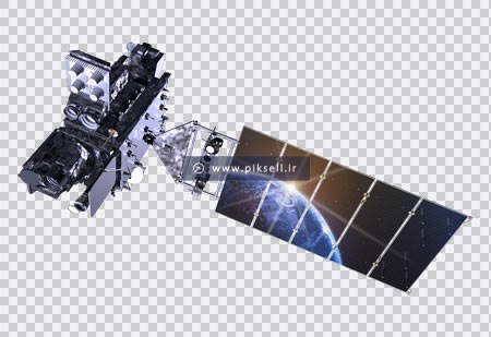 فایل ترانسپرنت دوربری شده ماهواره مخابراتی با پسوند png