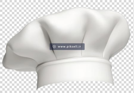 دانلود فایل دوربری شده کلاه آشپزی سفید با پسوند png