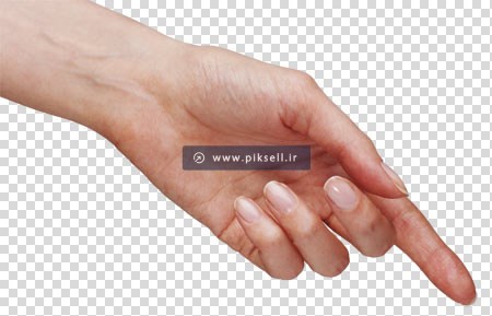 دانلود فایل دوربری شده دست در حال اشاره با پسوند png