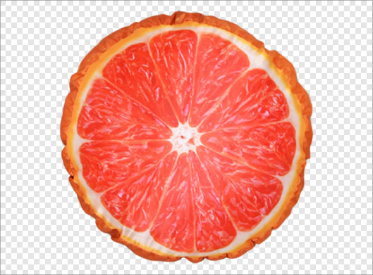 فایل دوربری شده برشی از یک نارنگی نارنجی بصورت ترانسپرنت