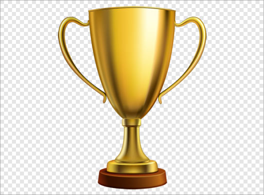 فایل png جام طلا بصورت دوربری شده و بدون بکگراند
