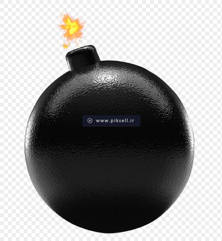 دانلود فایل png بمب ، ارائه شده بصورت دوربری شده ترانسپرنت