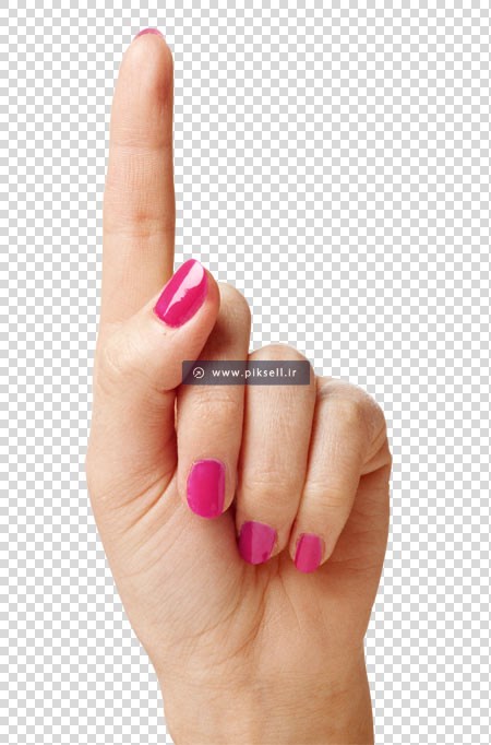 فایل png تصویر دوربری شده دست در حال اشاره با کیفیت بالا