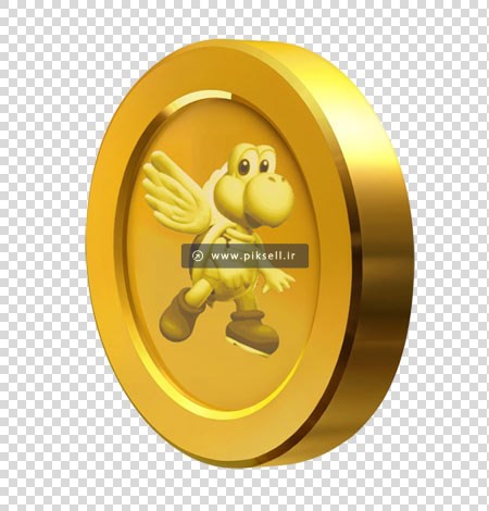 فایل دوربری شده سکه ی طلا با فرمت png ترانسپرنت