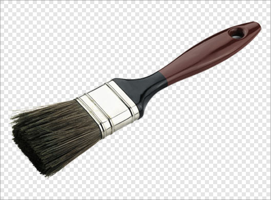 فایل png فرچه و قلم موی نقاشی بصورت دوربری شده