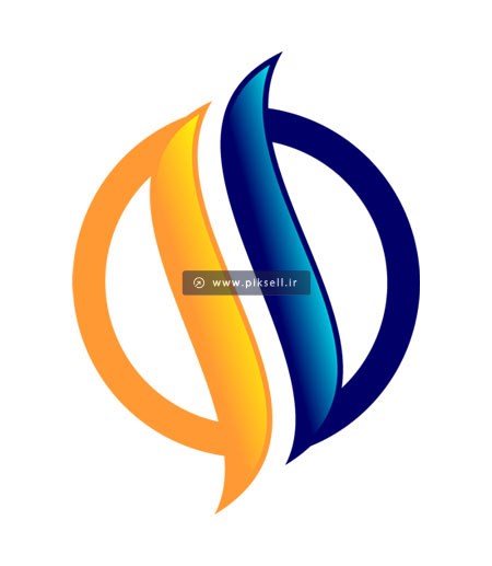 فایل وکتور لوگو و نماد دایره ای با دو پسوند eps و ai