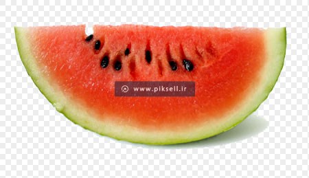 فایل png یک قاچ از هندوانه بصورت دوربری شده و ترانسپرنت