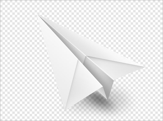 فایل ترانسپرنت و png موشک سفید کاغذی