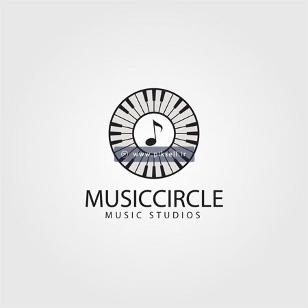 وکتور لایه باز موسیفی و پیانو (Musiccircle)