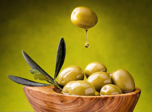 دانلود عکس با کیفیت  روغن زیتون و زیتون سبز