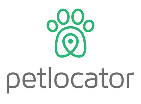 وکتور لوگو با طرح پای سگ یا petlocator