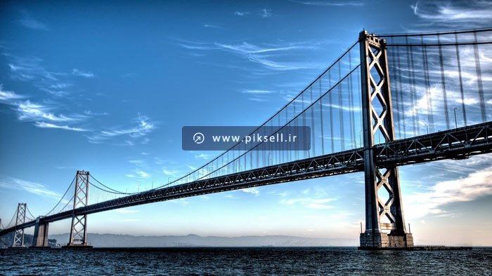 تصویر با کیفیت از پل خلیج سان&zwnj;فرانسیسکو با فرمت jpg
