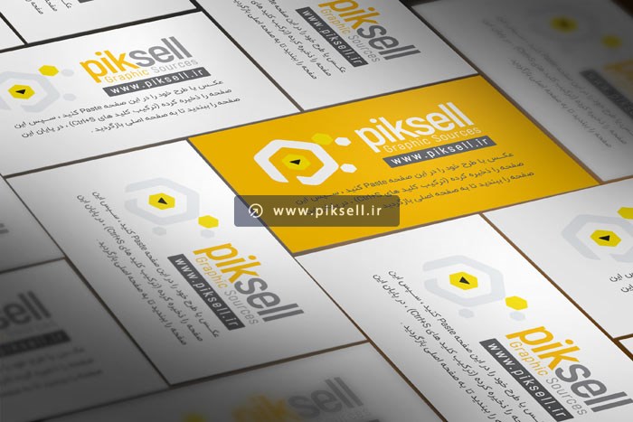 دانلود فایل PSD موکاپ نمایش کارت ویزیت های پشت و رو