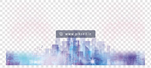 فایل ترانسپرنت شهر و ساختمان های مرتفع بصورت گرافیکی