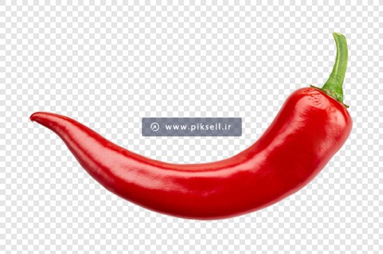 فایل دوربری شده فلفل قرمز تند با فرمت png