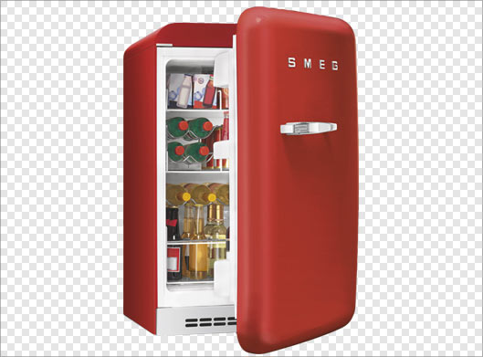 فایل دوربری شده یخچال فریزر کوچک با پسوند png