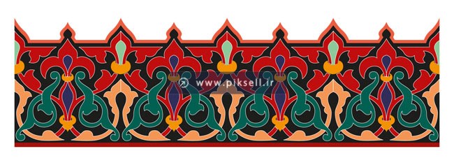 فایل لایه باز کنگره و کادر و حاشیه تذهیبی با فرمت های وکتوری