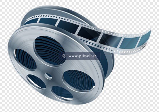 فایل دوربری شده رول فیلم (نوار فیلم سینمایی) با پسوند png