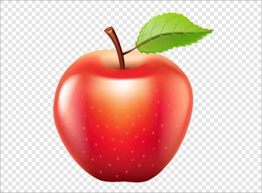 دانلود فایل png سیب قرمز بصورت ترانسپرنت