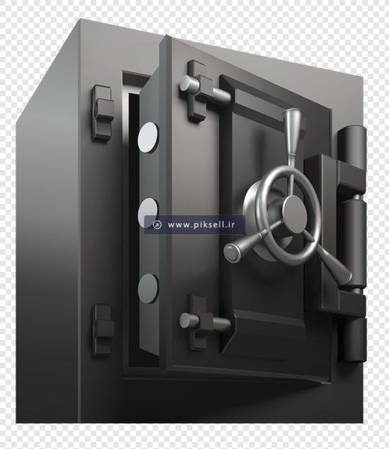 تصویر دوربری شده گاو صندوق رمزدار با پسوند png