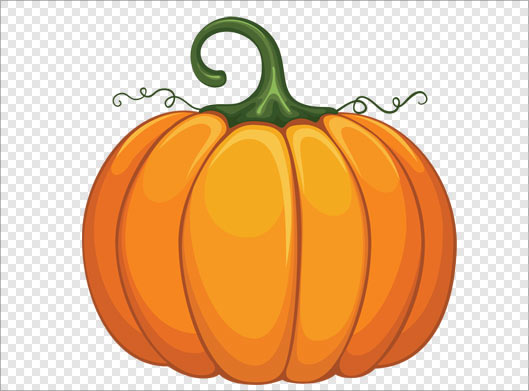 فایل png کارتونی کدو تنبل بصورت دوربری شده
