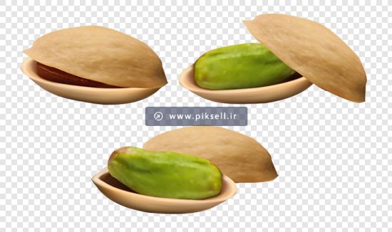 فایل ترانسپرنت پسته بصورت دوربری شده png