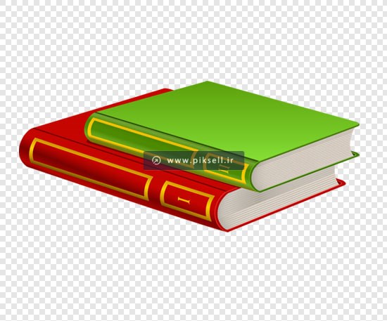 فایل دوربری شده کتاب بصورت png بدون زمینه