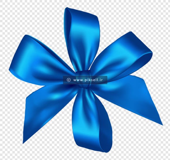 فایل دوربری شده پاپیون آبی با فرمت png