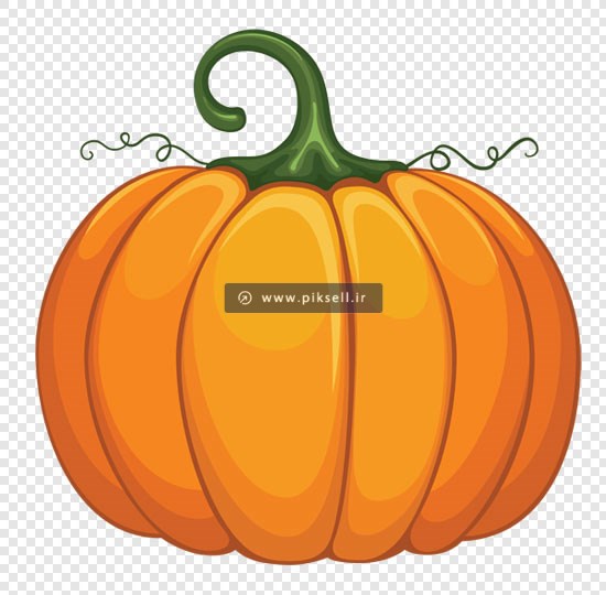 فایل png کارتونی کدو تنبل بصورت دوربری شده